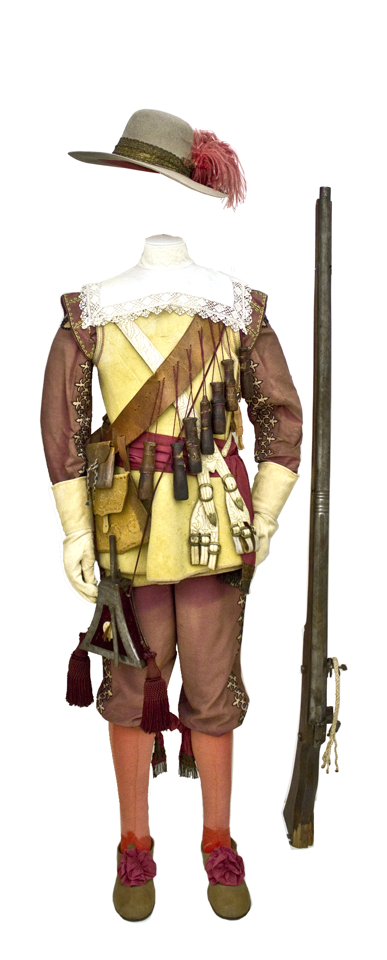 Uniform of a musketeer of the Regiment 17th century